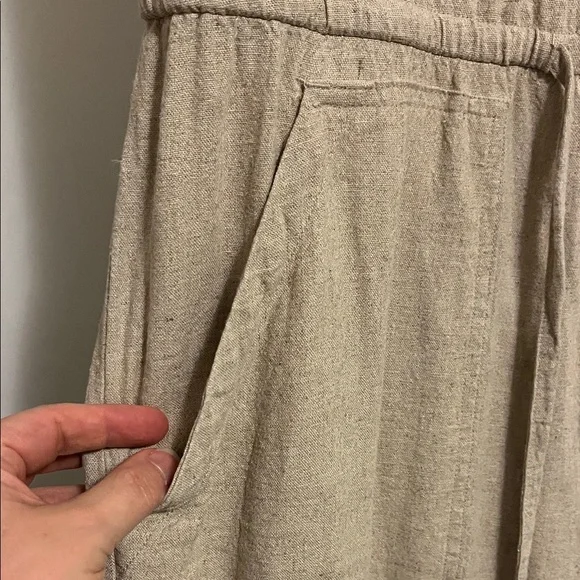 EUC | 14 | Universal Thread Tan Sleeveless Jumpsuit - Picture 7 of 8